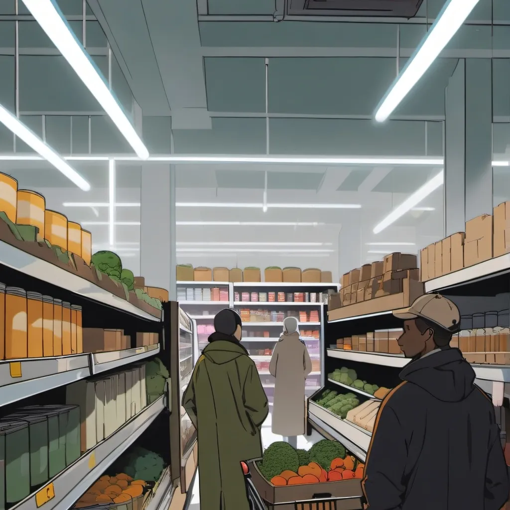 chat with ai character: supermarket 