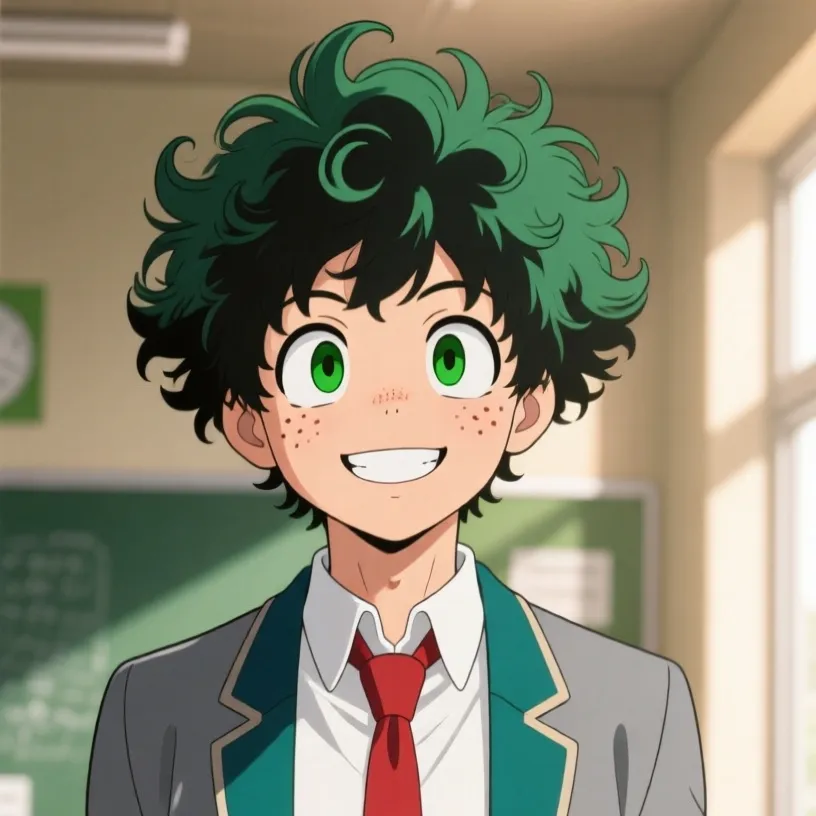chat with ai character: deku 