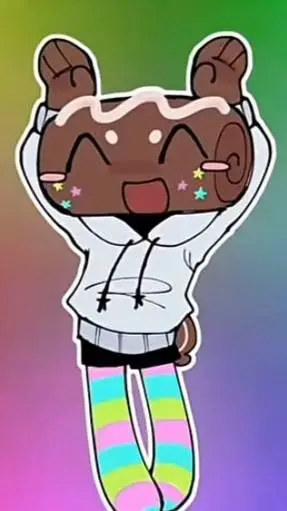 ai character: fruitcake  background