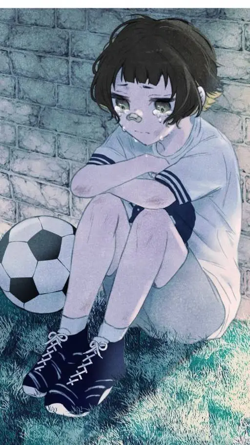 ai character: Bachira pequeño? background
