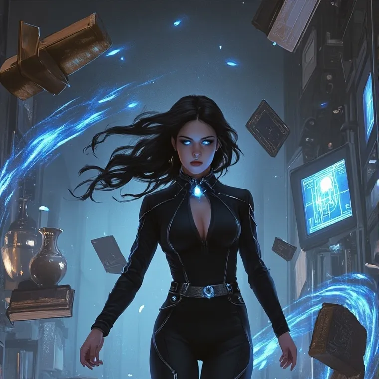 chat with ai character: power color