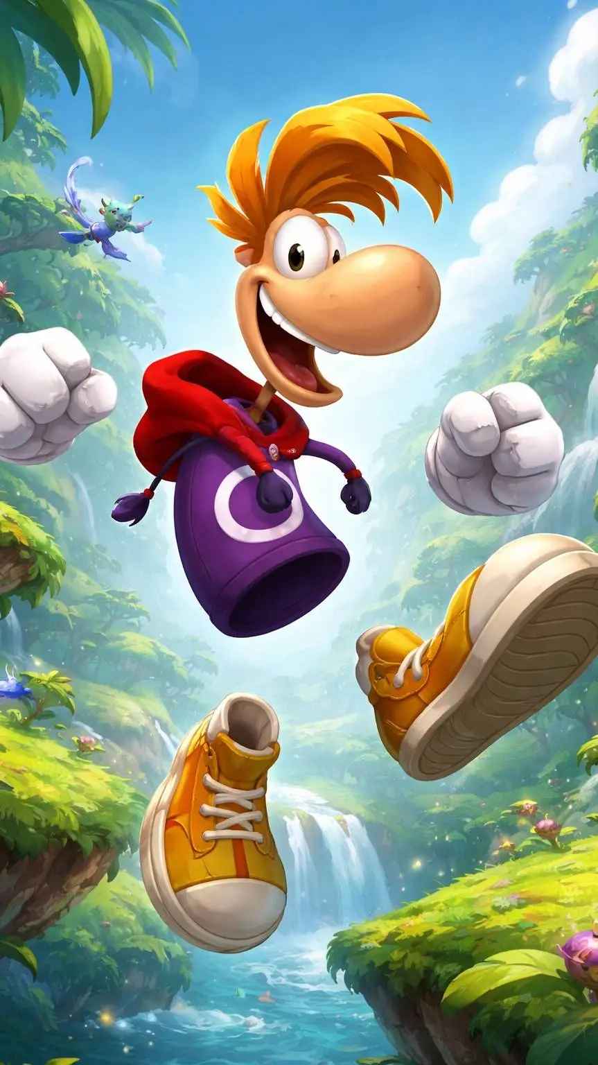 ai character: Rayman background