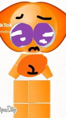 ai character: emoji cat (🫃)  background