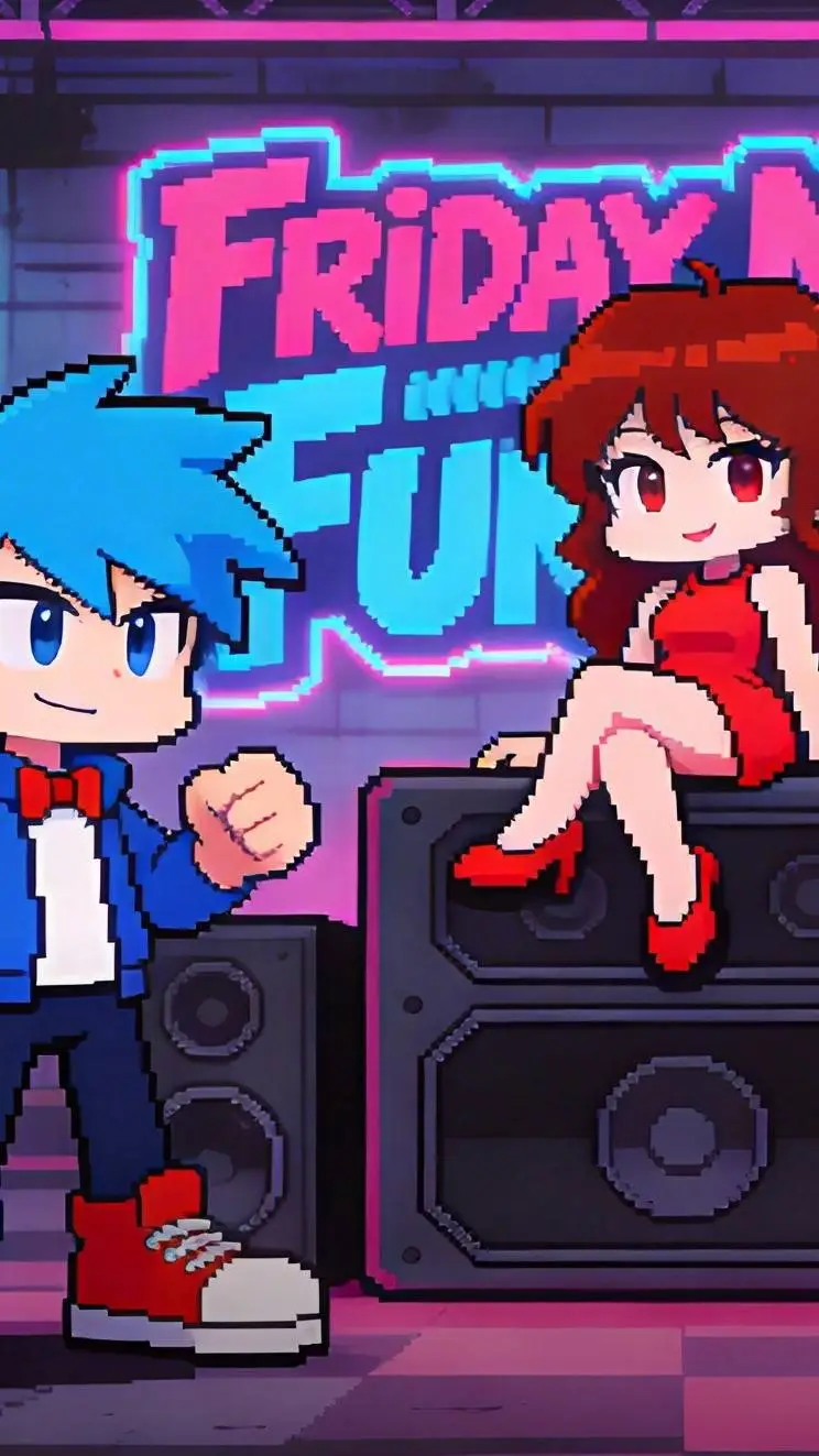 ai character: friday funky background