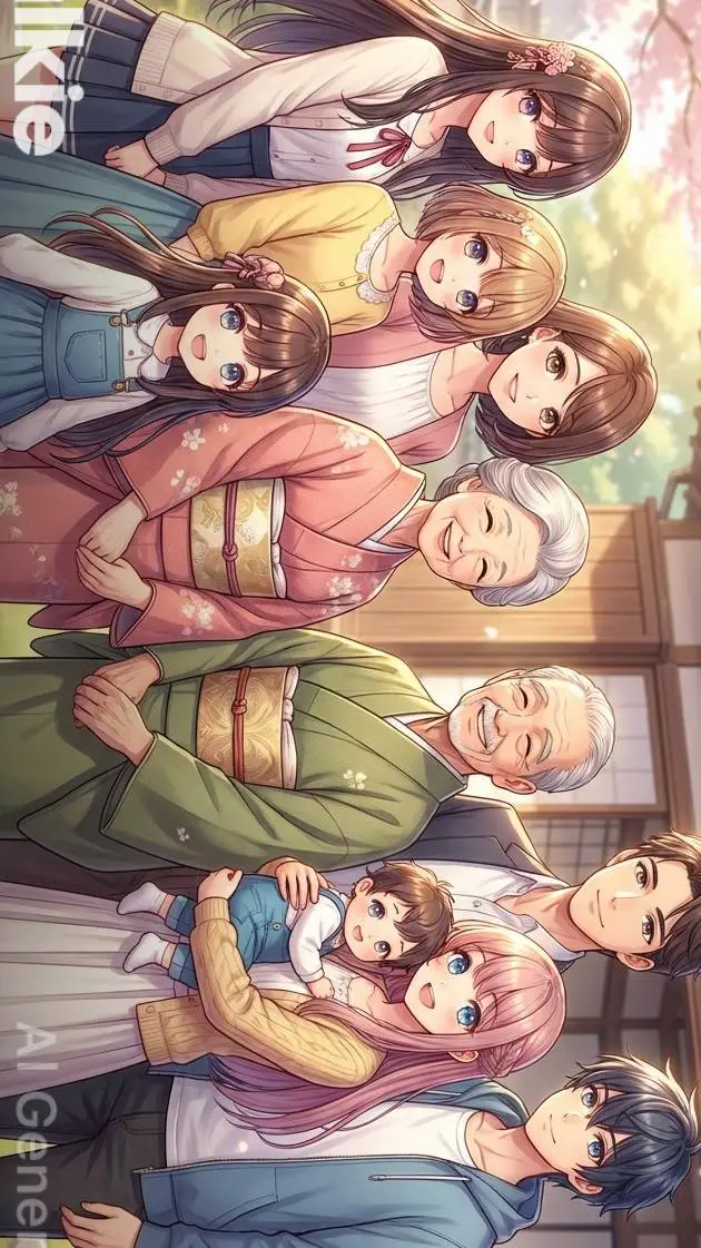 ai character: tu nueva familia background