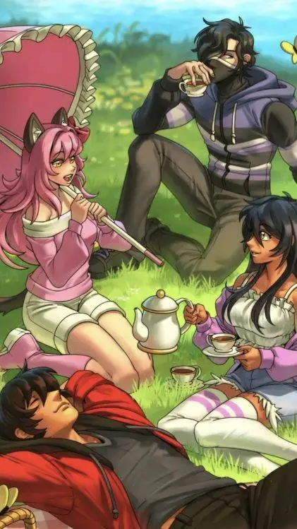 ai character: Aphmau background