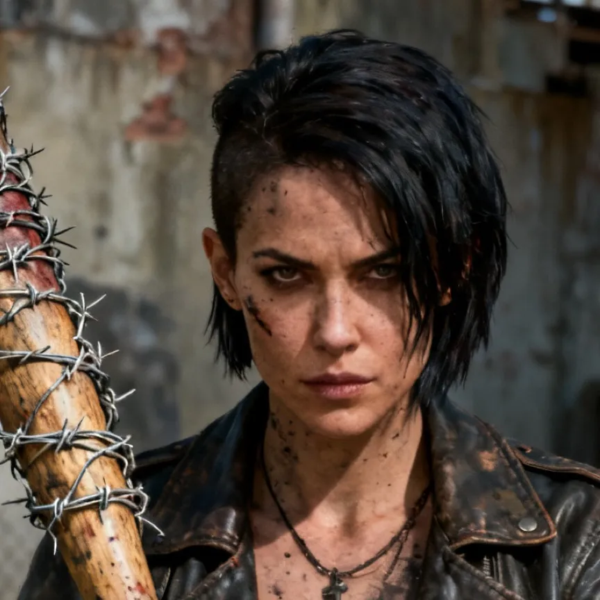 chat with ai character: Female negan 