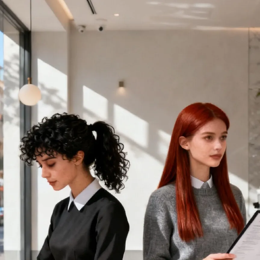 chat with ai character: Waitress women