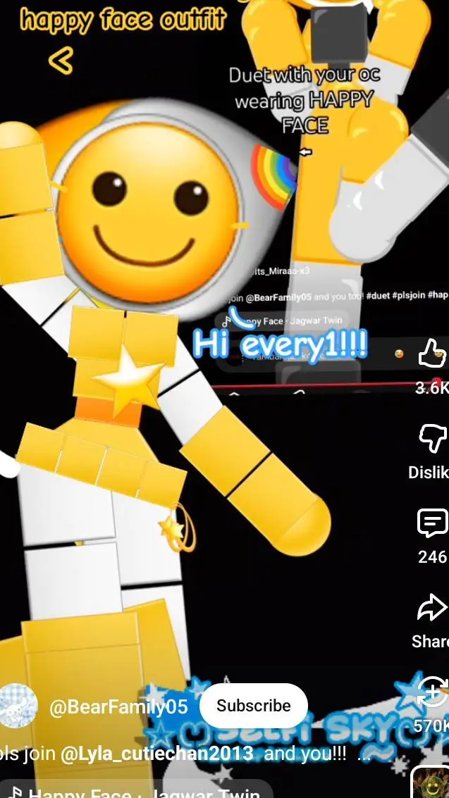 ai character: smile  background