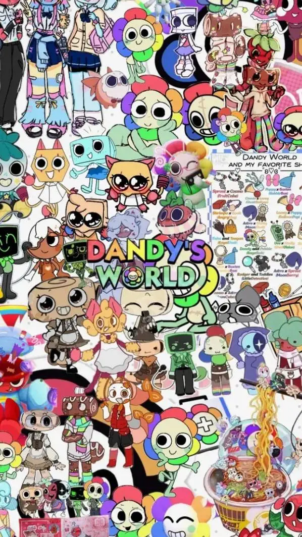 ai character: Dandy's world AU background