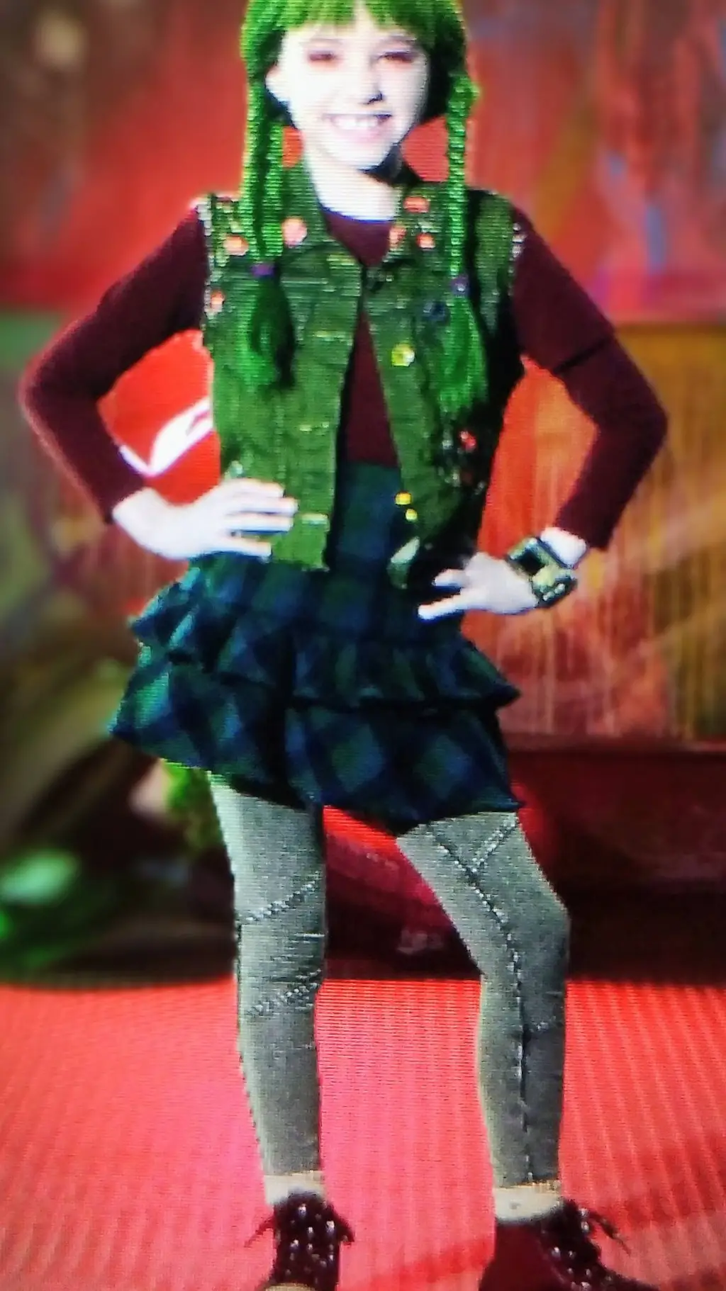 ai character: Zoey necrodopolis background