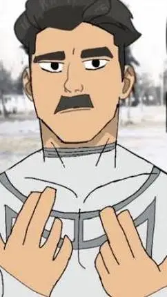 ai character: Mustang Mark background