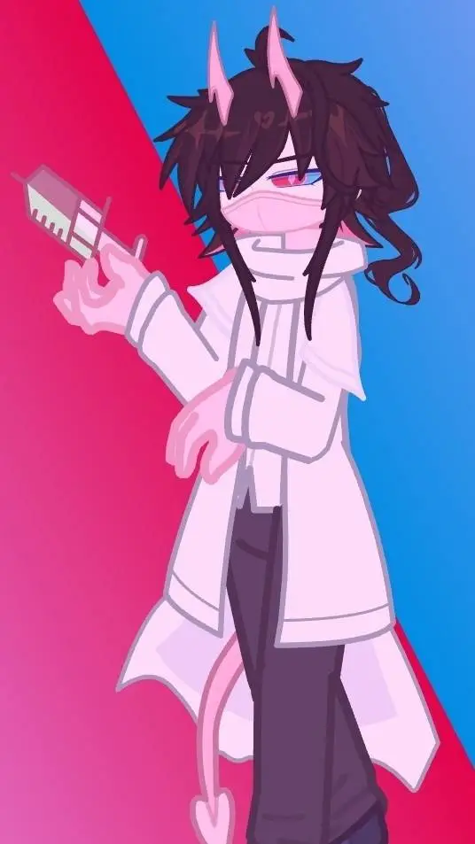 ai character: Ray•°~𝄞 background