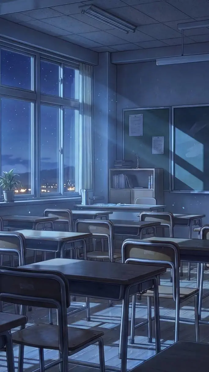 ai character: Anomaly School..¿ background