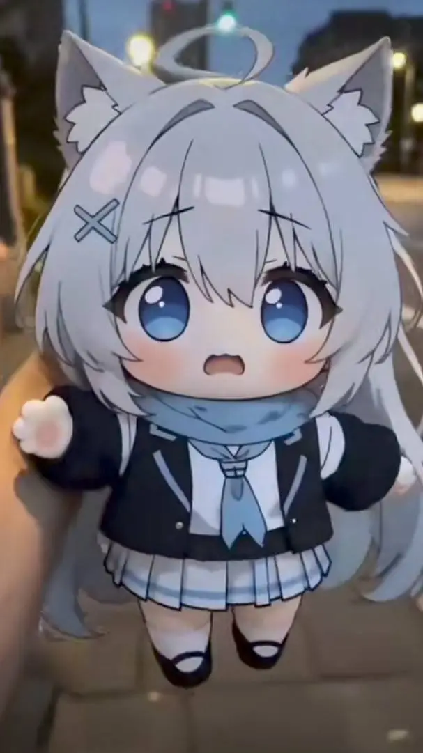 ai character: Shiroko background