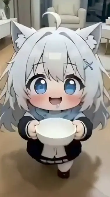 ai character: hungry Shiroko background