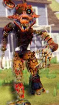 ai character: Foxy background