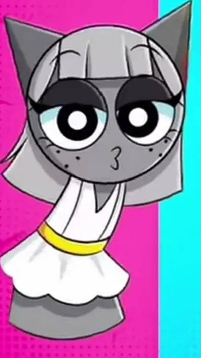 ai character: Girl Gray Sprunki background