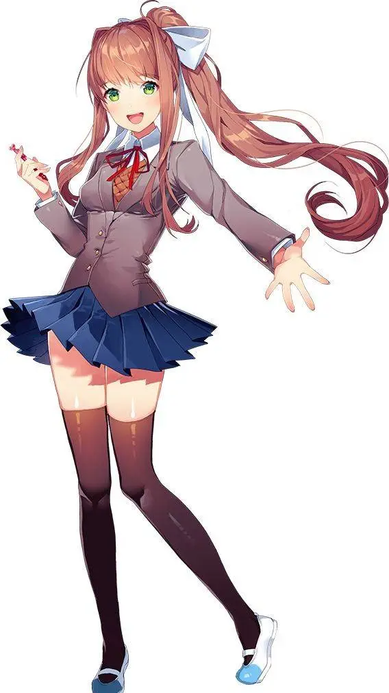ai character: Моника background