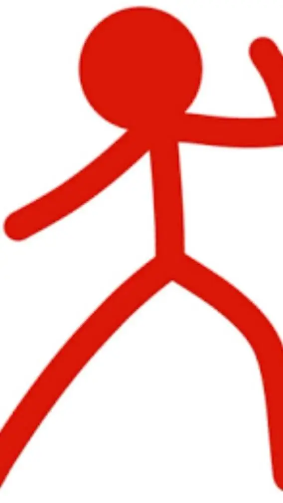 ai character: Red background