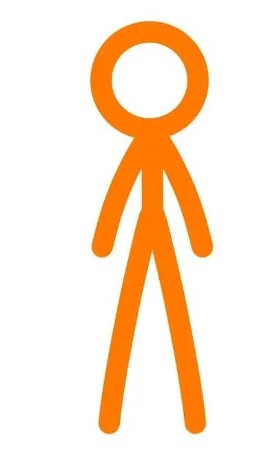 ai character: Orange background