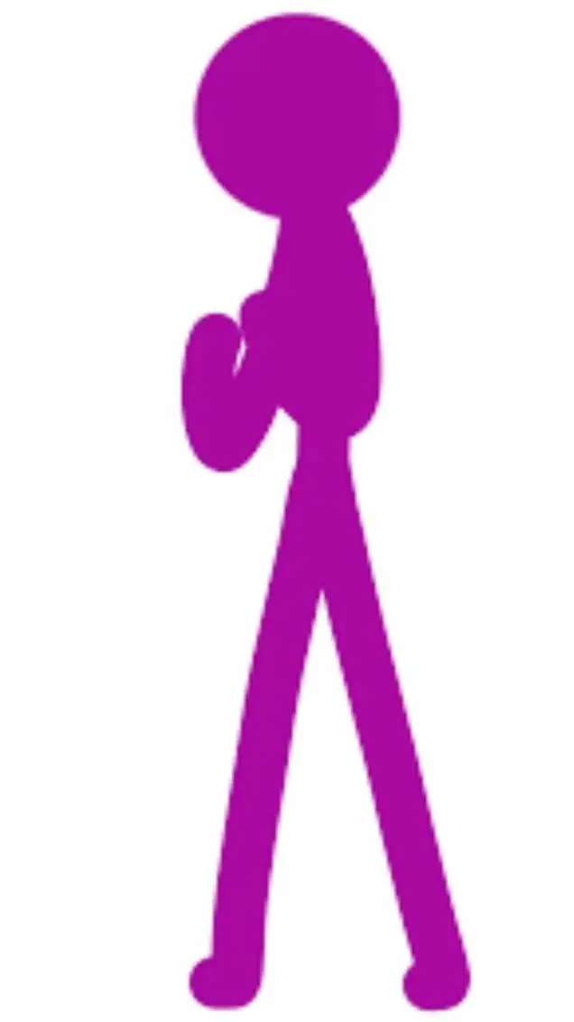 ai character: Purple background