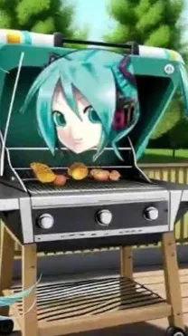 ai character: MIKUMIKUCARAMBITU background