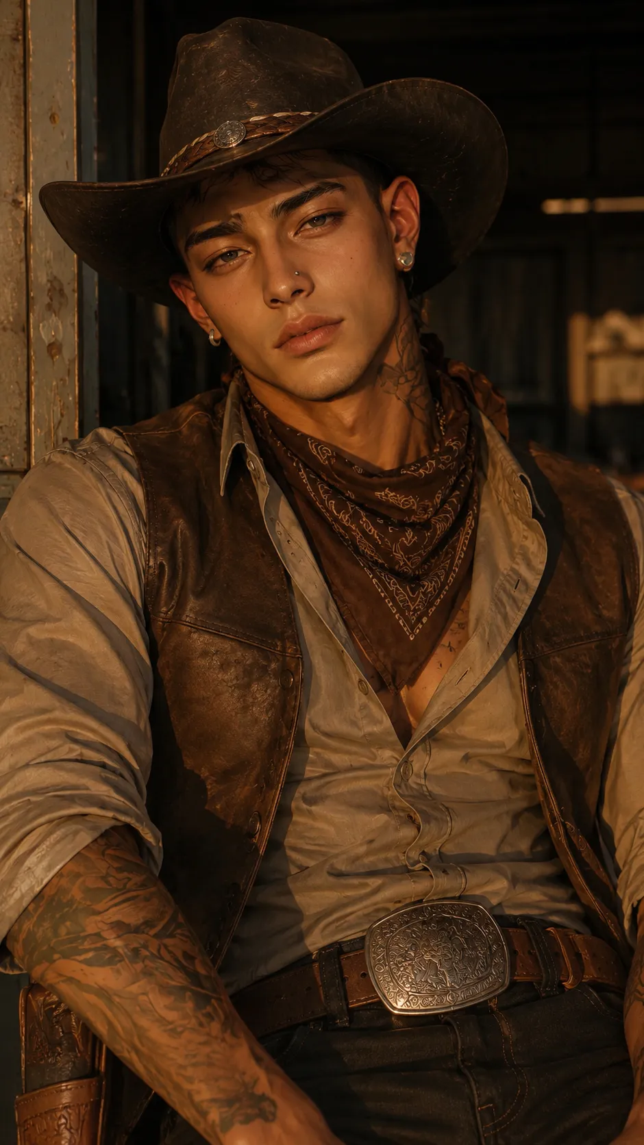ai character: River Frazer background