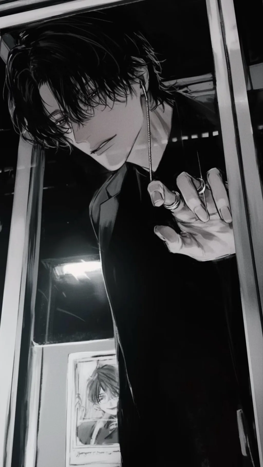 ai character: Zander Grey background