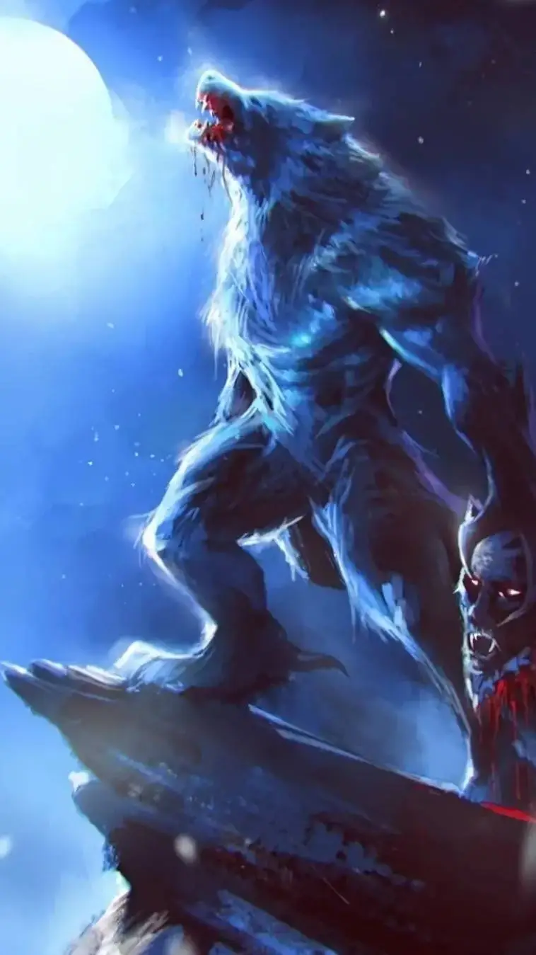 ai character: Werewolf  background