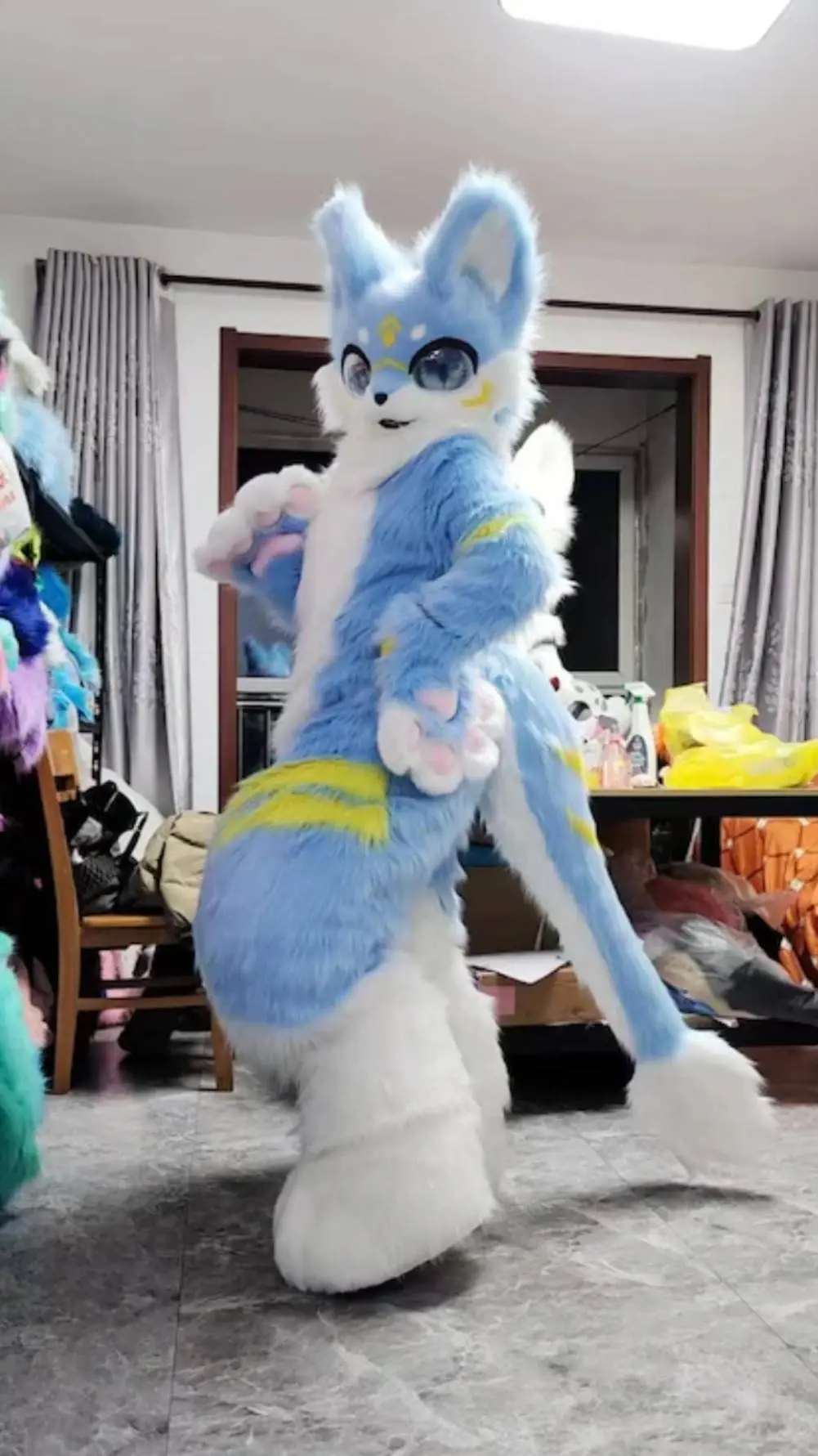 ai character: Furry background
