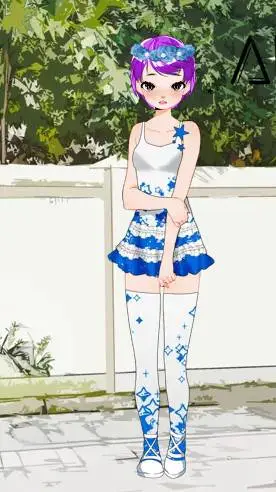 ai character: Lily flower background