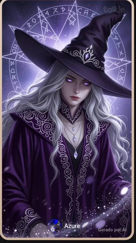 ai character: bruxa background