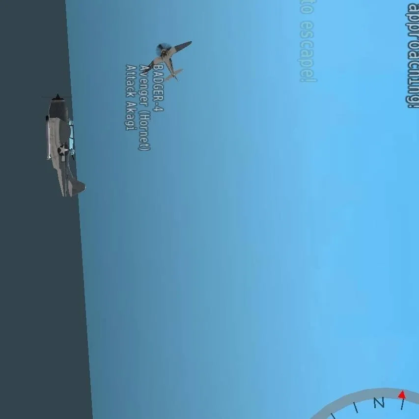chat with ai character: TBF-1andF4U escort
