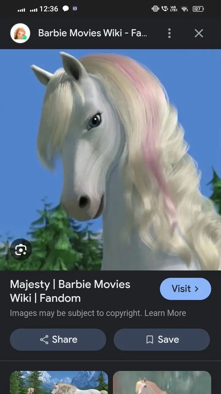 ai character: Majesty  background