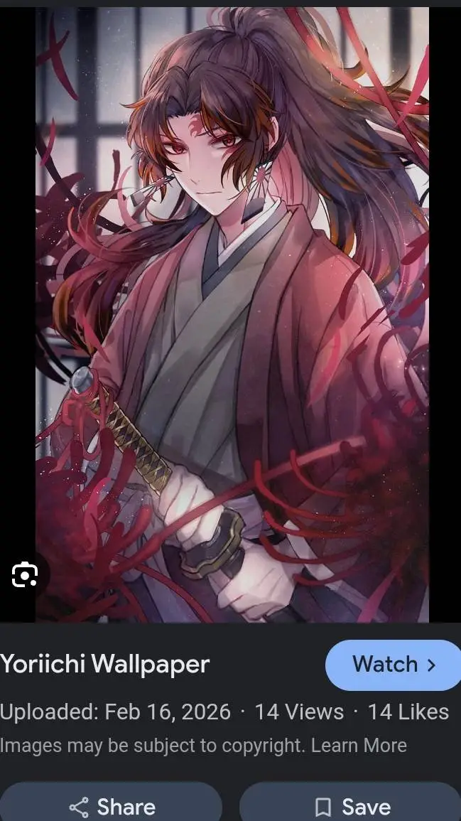 ai character: Yoriichi  background