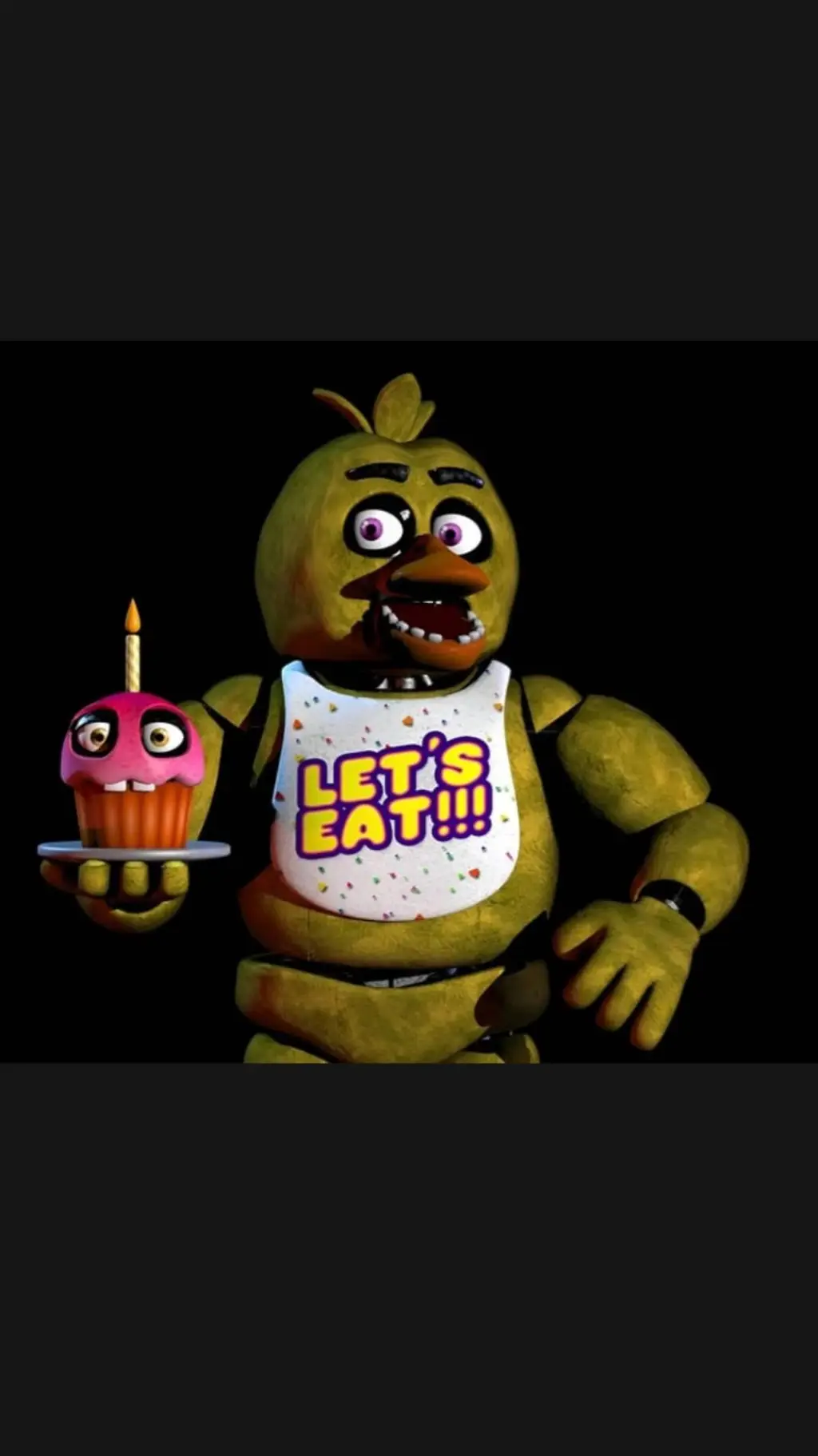 ai character: Chica  background