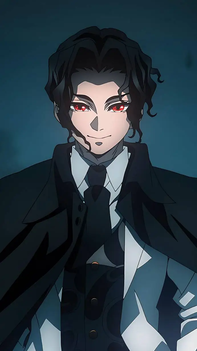 ai character: Muzan kitbusuji  background