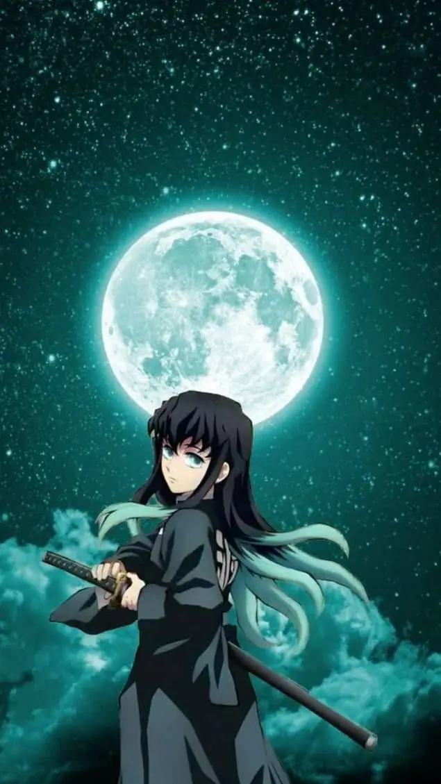 ai character: Tokito muichiro  background