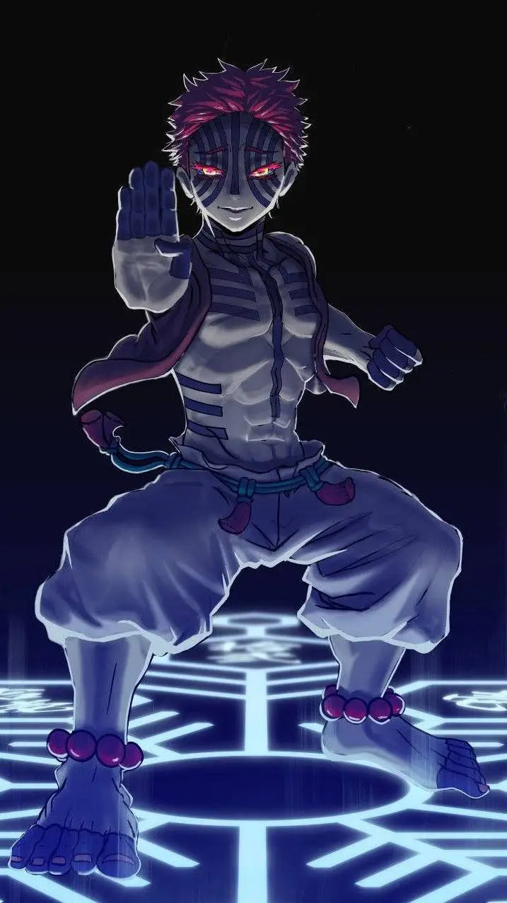 ai character: Akaza  background