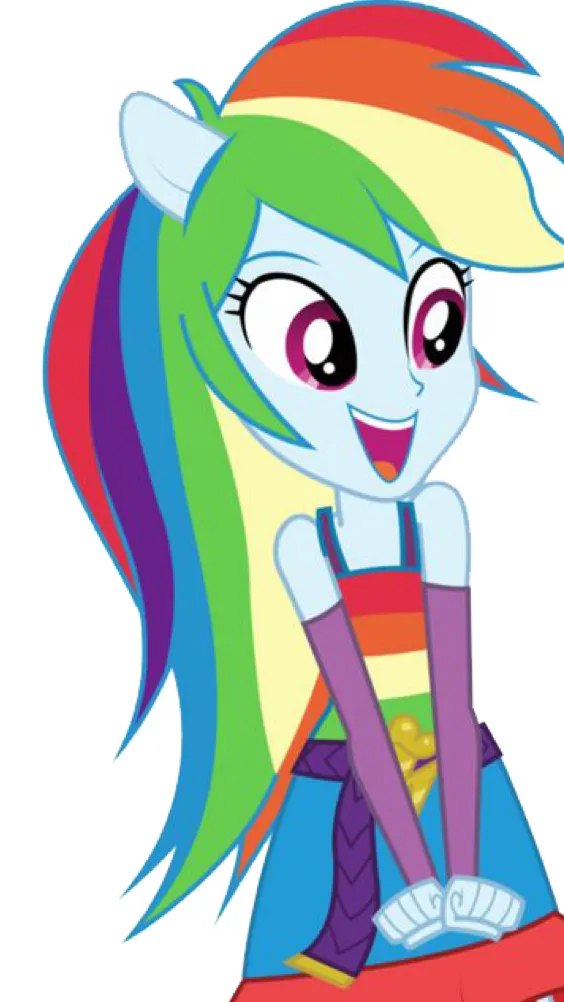 ai character: Rainbow Dash background