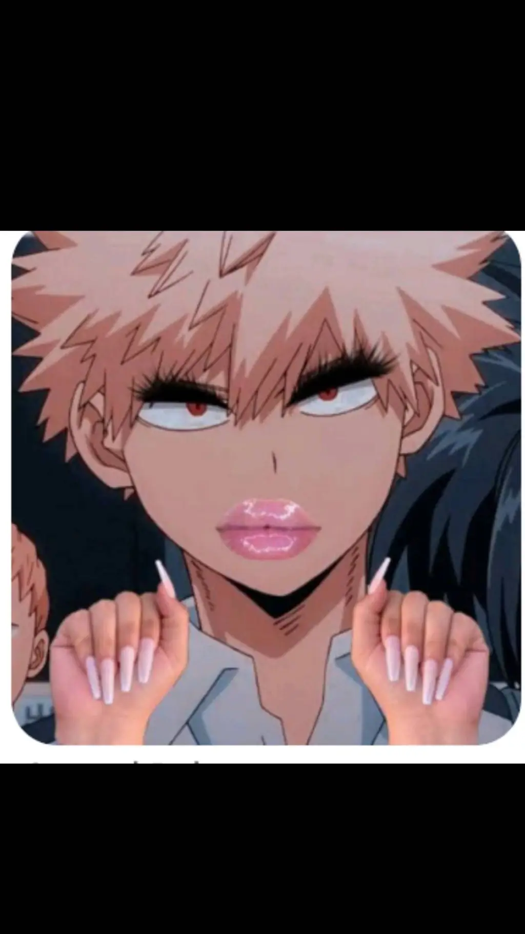 ai character: bakugo makeover  background