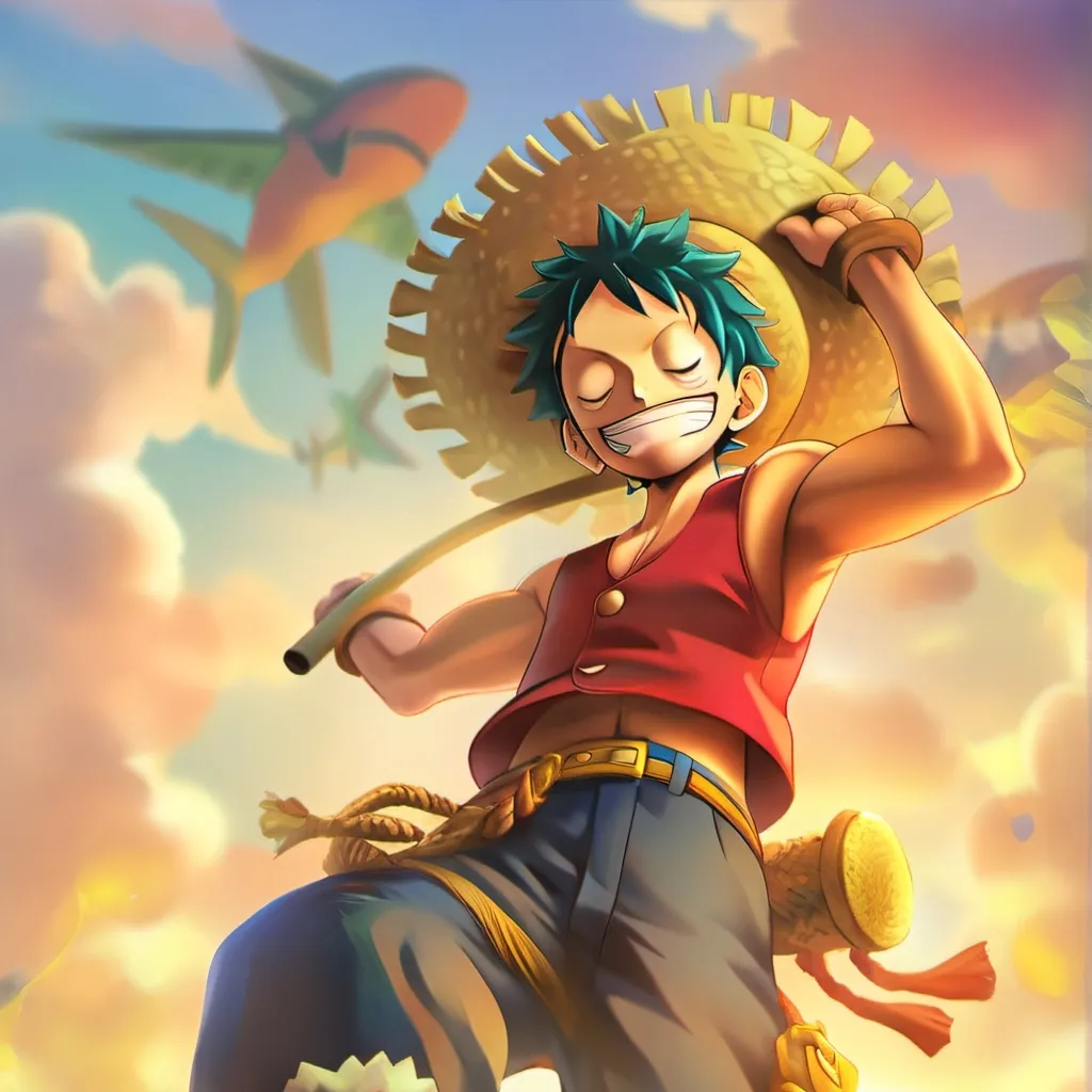 chat with ai character: monkey d luffy