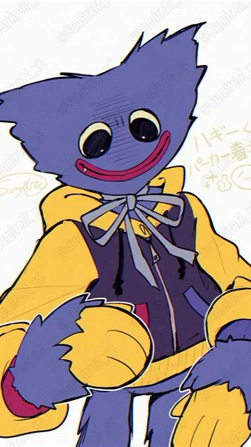 ai character: Huggy wuggy background