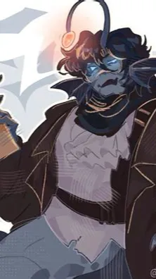ai character: Sebastian  background