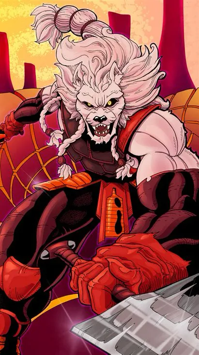 ai character: Battle beast  background