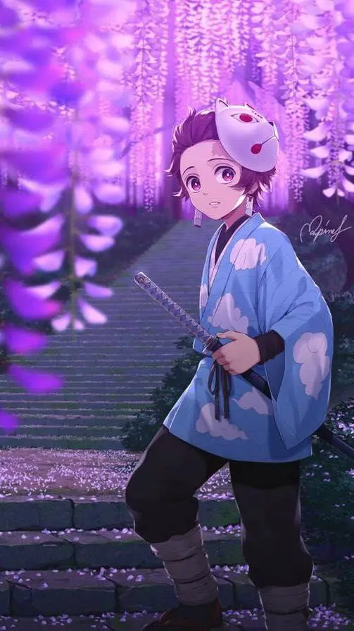 ai character: Tanjiro background
