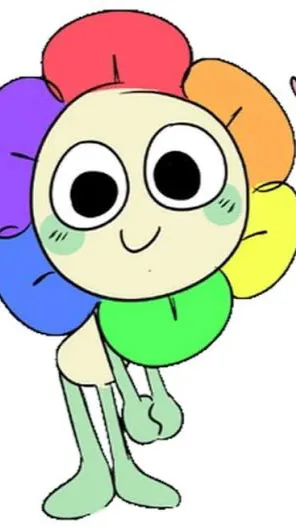 ai character: Dandy want tapes background