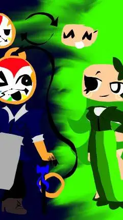 ai character: delly and shyle background