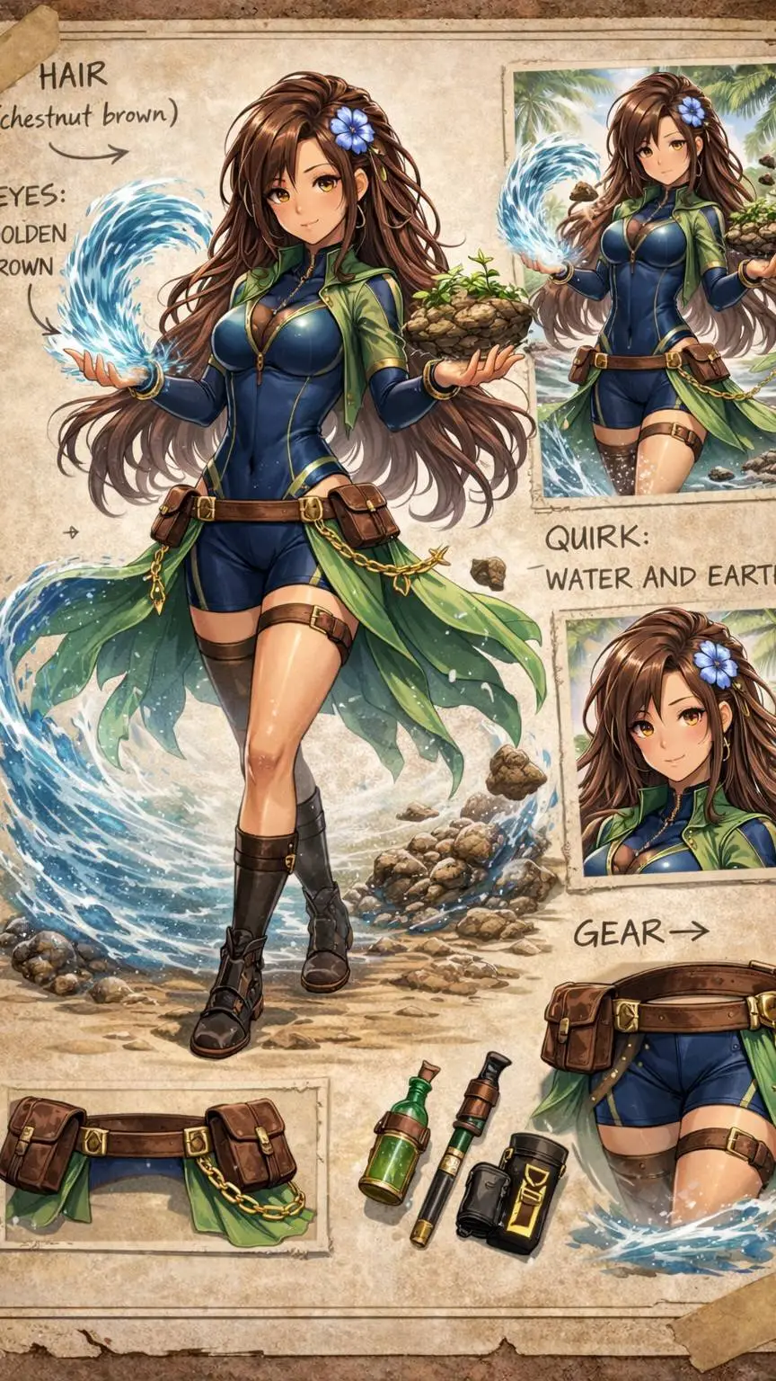 ai character: pro hero background